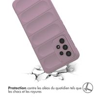 imoshion Coque arrière EasyGrip Samsung Galaxy A33 - Violet