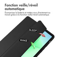 imoshion Coque tablette rigide Trifold Samsung Galaxy Tab A11 Plus - Noir