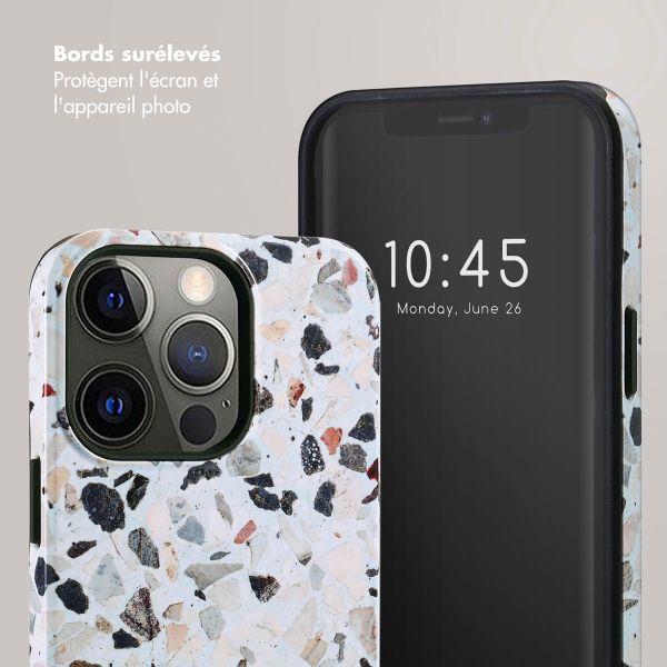 Selencia Coque arrière Vivid Apple iPhone 13 Pro - Chic Terazzo