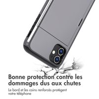 imoshion Coque arrière avec porte-cartes Apple iPhone 11 - Gris
