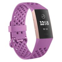 Fitbit Bracelet Sport silicone Fitbit Charge 3 / 4 - Taille L - Berry