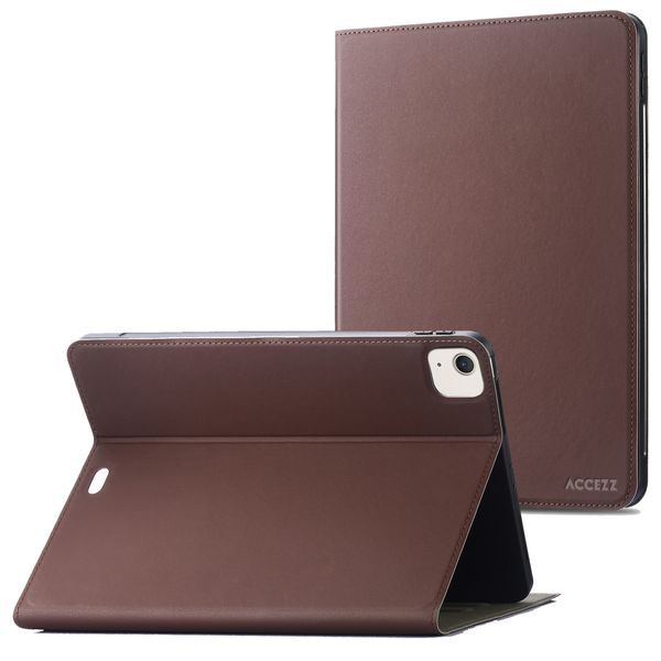 Accezz Housse Classic Tablet Stand iPad Air 13 pouces (2025) M3 / (2024) M2 - Brun