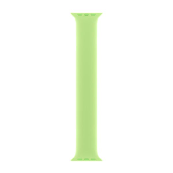 Apple Bracelet Boucle unique en Silicone Apple Watch | 44/45/46/49 mm - Taille 11 - Sprout Green