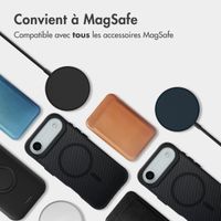 imoshion Rugged Hybrid Carbon Case avec MagSafe Apple iPhone Air - Noir