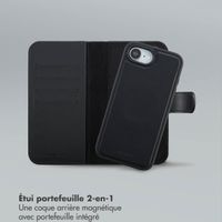 Selencia Étui portefeuille amovible Olyn avec MagSafe Apple iPhone 16e - Noir