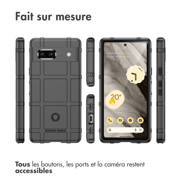 imoshion Coque Rugged Shield Google Pixel 7a - Noir