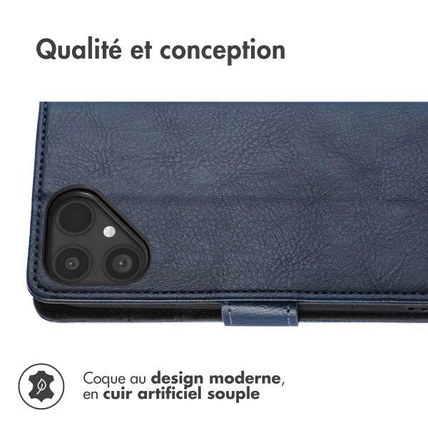 imoshion Étui de télephone portefeuille Fairphone 6 - Bleu foncé