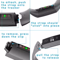 imoshion Bracelet silicone Fitbit Charge 3 / 4 - Gris