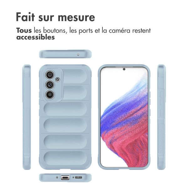 imoshion Coque arrière EasyGrip Samsung Galaxy A54 (5G) - Bleu clair