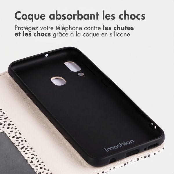 imoshion Étui de télephone portefeuille Design Samsung Galaxy A20e - Desert Dots