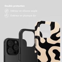 Selencia Coque arrière Vivid Apple iPhone 16 Pro - Art Wave Black