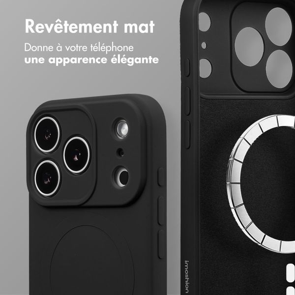 imoshion Coque Couleur avec MagSafe Apple iPhone 17 Pro Max - Noir