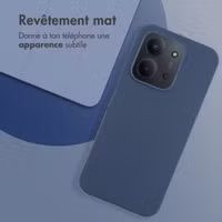 imoshion Coque Couleur Xiaomi Redmi 15C (5G) - Bleu foncé