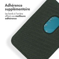 Accezz Porte-cartes en cuir - Compatible avec MagSafe et Qi2 - Cedar Green