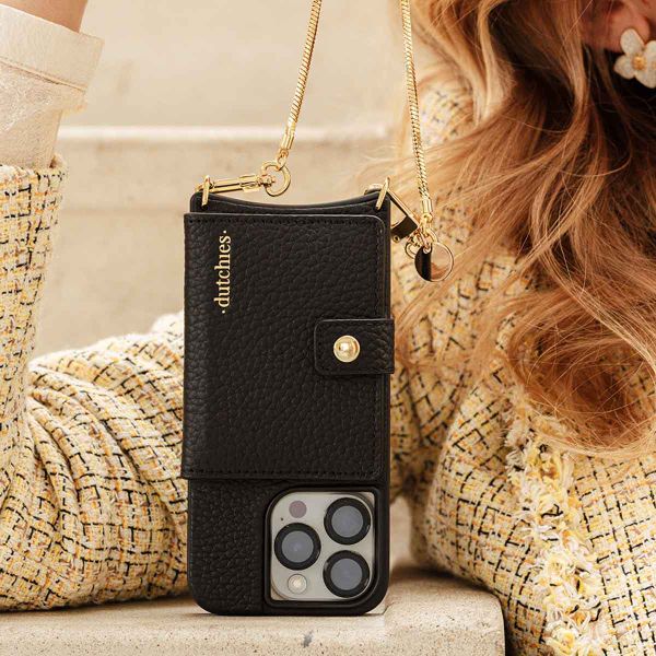 Dutchies Coque MagSafe avec porte-cartes Apple iPhone 13 Pro Max - Noir