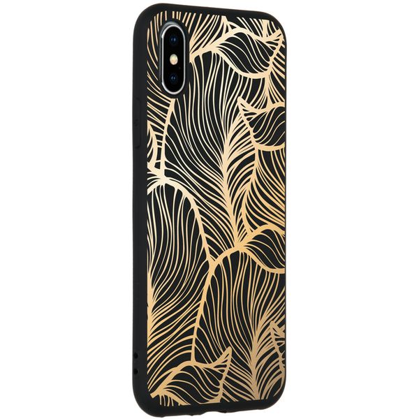 Coque design Color iPhone X / Xs - Golden Leaves