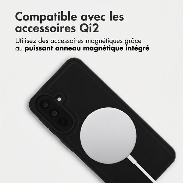 Accezz Coque arrière Edge avec MagSafe Samsung Galaxy A37 (5G) - Noir