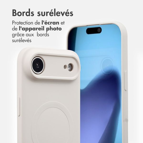 imoshion Coque Couleur avec MagSafe Apple iPhone Air - Beige