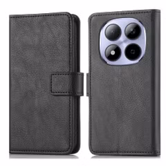 imoshion Étui de télephone portefeuille de luxe Xiaomi Redmi Note 15 (4G) - Noir