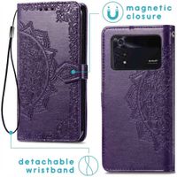 imoshion Etui de télephone Mandala Xiaomi Poco M4 Pro 5G - Violet