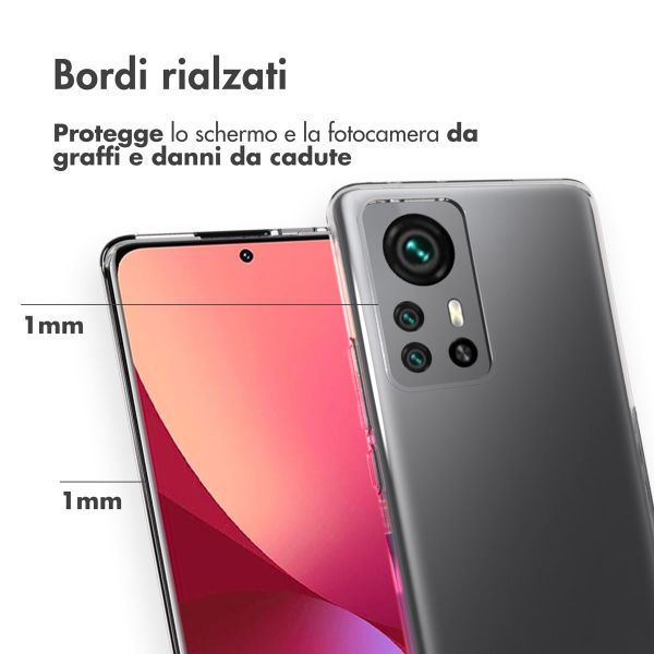 Accezz Coque Clear Xiaomi 12 Pro - Transparent