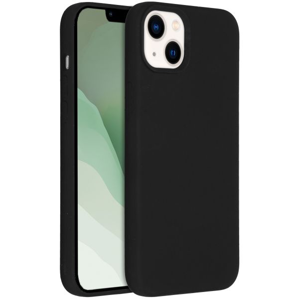 Accezz Coque Liquid Silicone iPhone 14 Plus - Noir