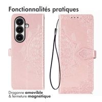 imoshion Etui de télephone Mandala Samsung Galaxy Fold 7 - Rose Doré