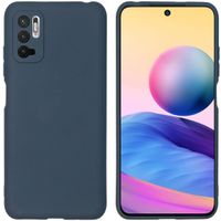 imoshion Coque Couleur Xiaomi Redmi Note 10 (5G) - Bleu foncé