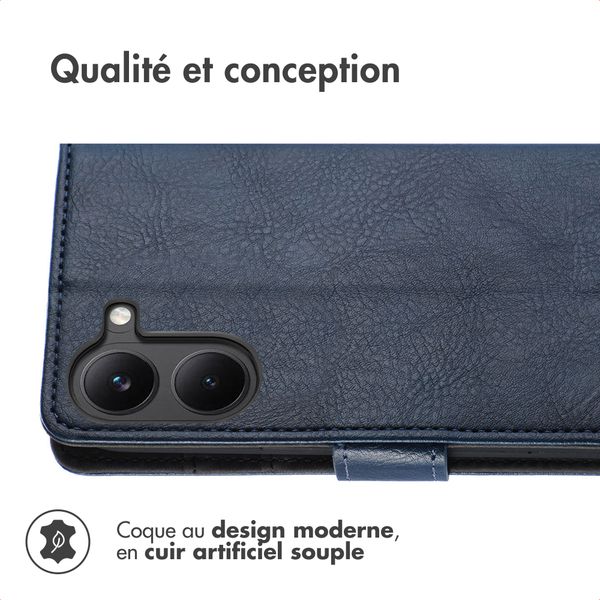imoshion Étui de télephone portefeuille de luxe Xiaomi Poco X8 Pro - Bleu foncé