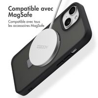 Accezz Coque Ring Stand avec MagSafe iPhone 15 - Noir