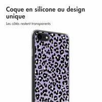 imoshion Coque Design iPhone SE (2022 / 2020) / 8 / 7 - Leopard Lilac