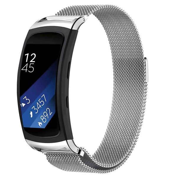 imoshion Bracelet magnétique milanais Samsung Gear Fit 2 / 2 Pro - Argent