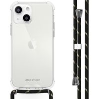 imoshion Coque avec cordon Apple iPhone 13 - Noir & Dorée