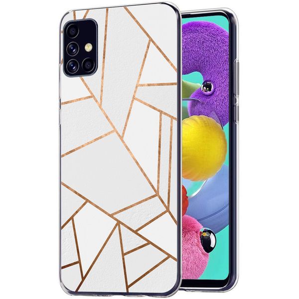 imoshion Coque Design Samsung Galaxy A51 - White Graphic