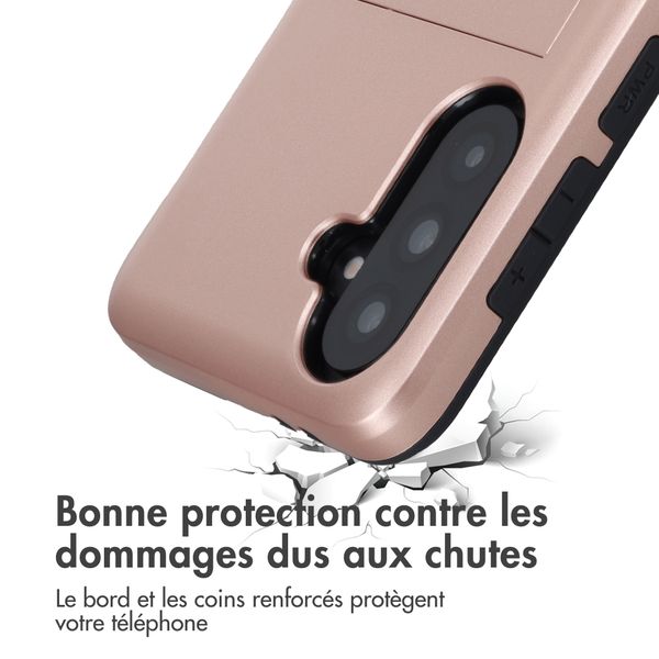 imoshion Coque arrière avec porte-cartes Samsung Galaxy A37 (5G) - Rose Gold