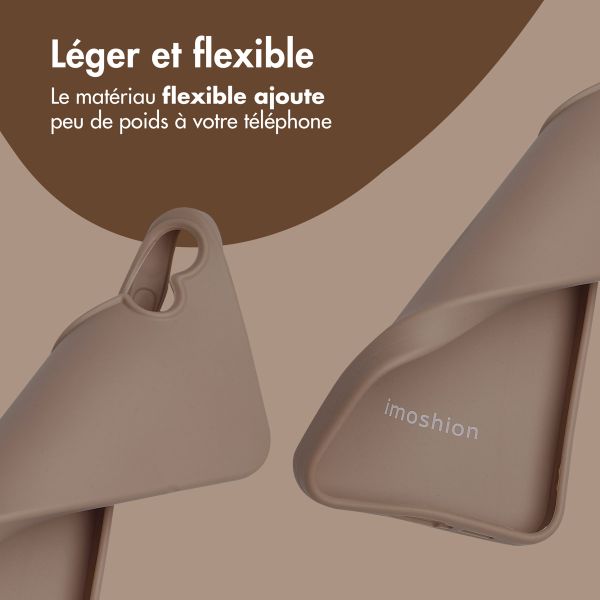 imoshion Coque Couleur Samsung Galaxy A55 - Marron