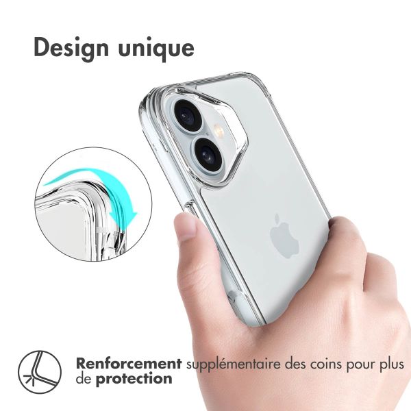 imoshion Coque Rugged Air iPhone 16 - Transparent