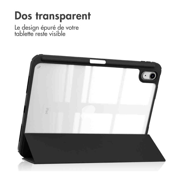 imoshion Coque tablette rigide Trifold Apple iPad 11 (2025) 11 pouces A16 / iPad 10 (2022) 10.9 pouces - Noir