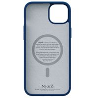 Njorð Collections Coque daim Comfort+ MagSafe iPhone 15 Plus - Blue