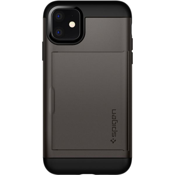 Spigen Coque Slim Armor CS iPhone 11 - Gris