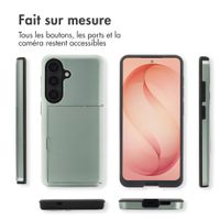 imoshion Coque arrière avec porte-cartes Samsung Galaxy S26 Plus - Vert