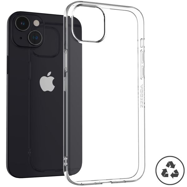 Accezz Coque Clear 100% recyclée Apple iPhone 15 Plus - Transparent