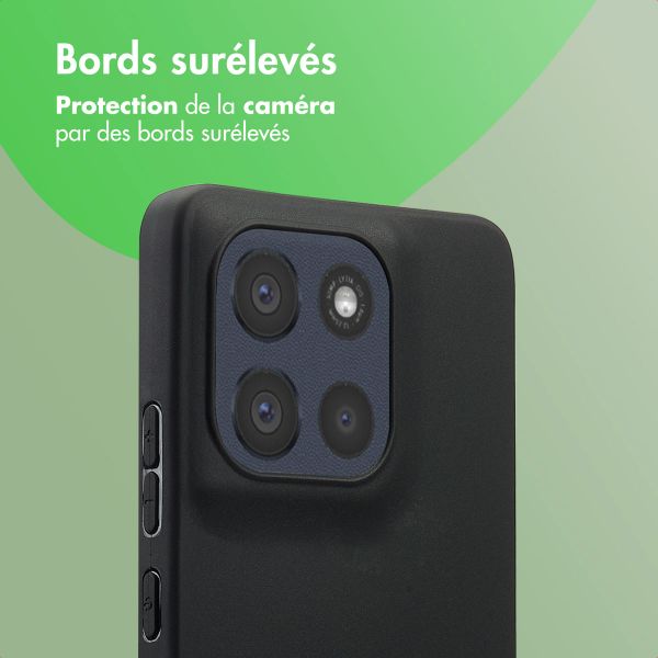 imoshion Coque Couleur Motorola Moto G86 - Noir