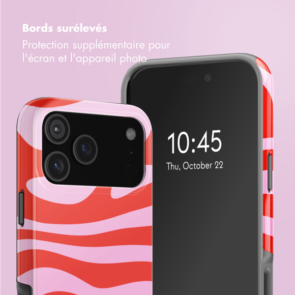 Selencia Coque arrière Vivid avec MagSafe Apple iPhone 17 Pro - Dream Swirl Pink