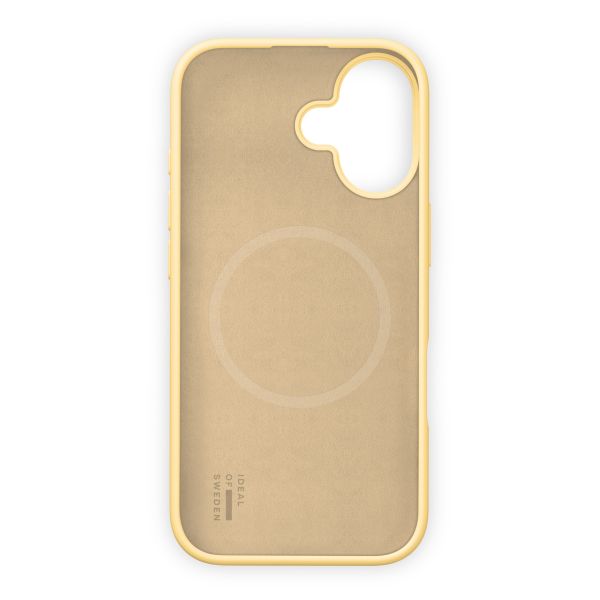 iDeal of Sweden Coque en silicone avec MagSafe Apple iPhone 17 - Soft Lemon
