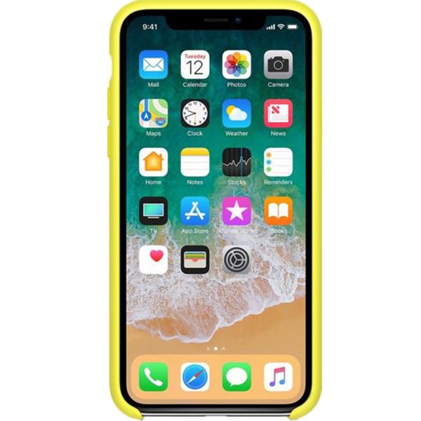 Apple Coque en silicone iPhone X - Flash