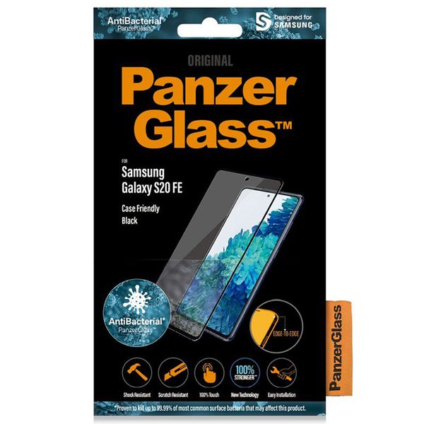 PanzerGlass Protection d'écran en verre trempé CF Anti-bactéries Samsung Galaxy S20 FE