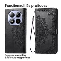 imoshion Etui de télephone Mandala Xiaomi Redmi Note 15 Pro Plus (5G) - Noir