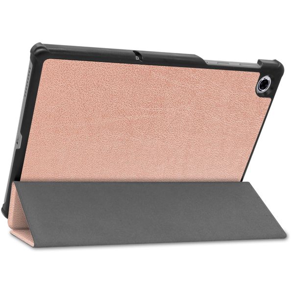 imoshion Coque tablette Trifold Lenovo Tab M10 Plus / M10 FHD Plus - Rose Doré