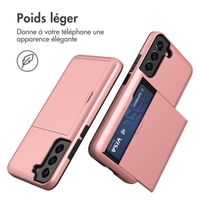 imoshion Coque arrière avec porte-cartes Samsung Galaxy S22 - Rose Doré